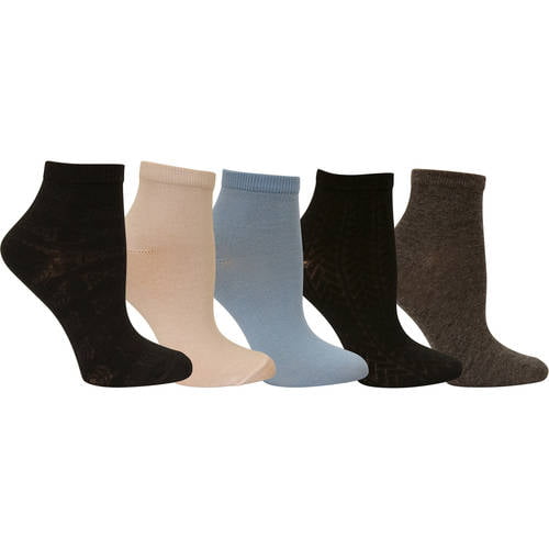 Free Shipping 10 Pairs Womens Faded Glory Soft Poly/Cotton Blend Crew Socks